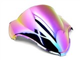 Suzuki Gsxr 1300 Hayabusa Iridium Rainbow Double Bubble Windscreen Shield 1999-2007